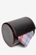 Leatherette Gift Roll Black Tie Case Photo (4)