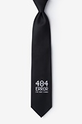 404 ERROR Black Extra Long Tie Photo (0)