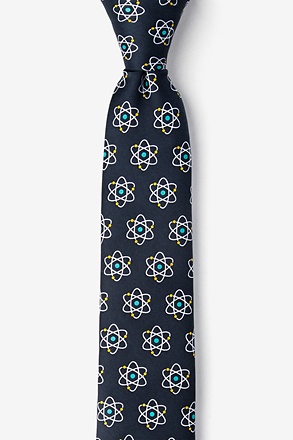 _Atomic Nucleus Black Skinny Tie_