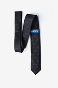 Bats Black Skinny Tie Photo (1)