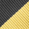 Black Microfiber Black & Gold Stripe