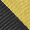 Black Microfiber Black & Gold Stripe
