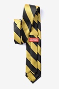 Black & Gold Stripe Extra Long Tie Photo (2)