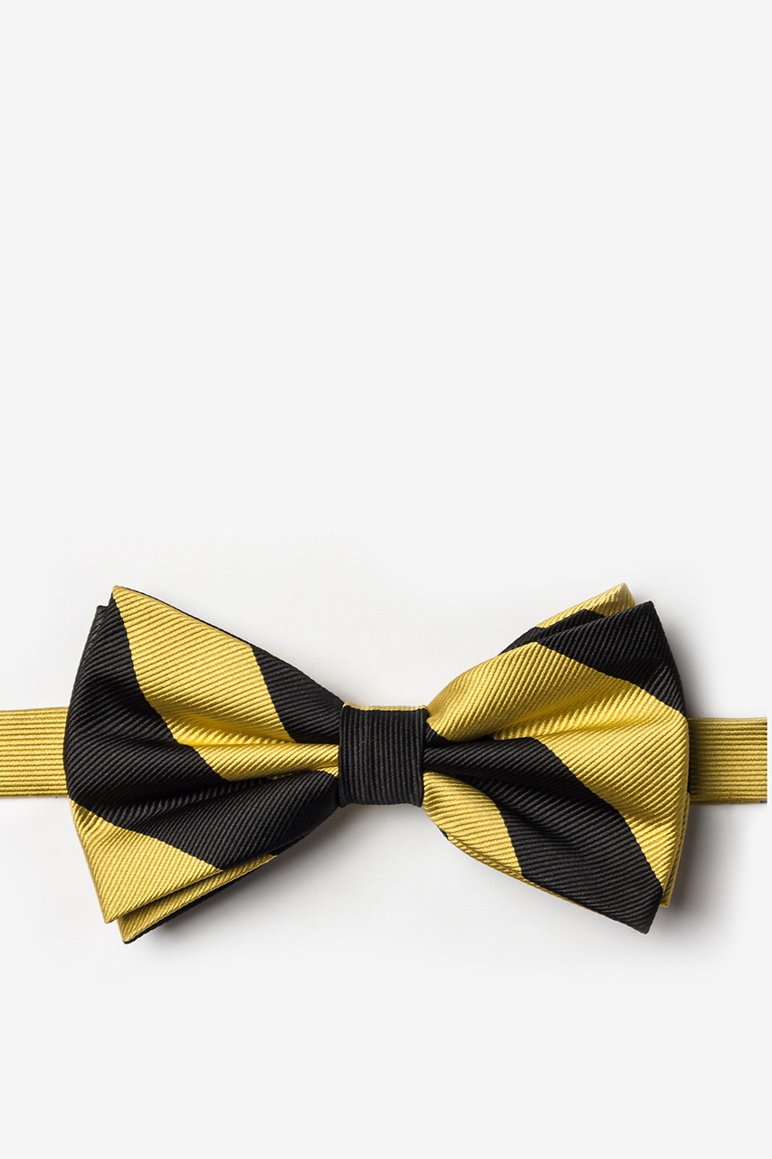 LOUIS VUITTON Silk Uniformes Bow Tie Black 560256