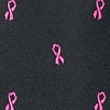 Black Microfiber Breast Cancer Ribbon