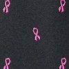 Black Microfiber Breast Cancer Ribbon
