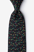 Black Microfiber Christmas Lights
