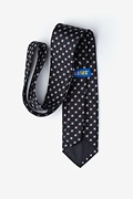 Christmas Skulls Black Extra Long Tie Photo (1)