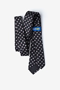 Christmas Skulls Black Skinny Tie Photo (2)