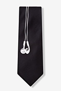 Earbuds Black Tie Photo (1)