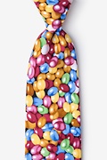 Jelly Beans Black Extra Long Tie Photo (0)