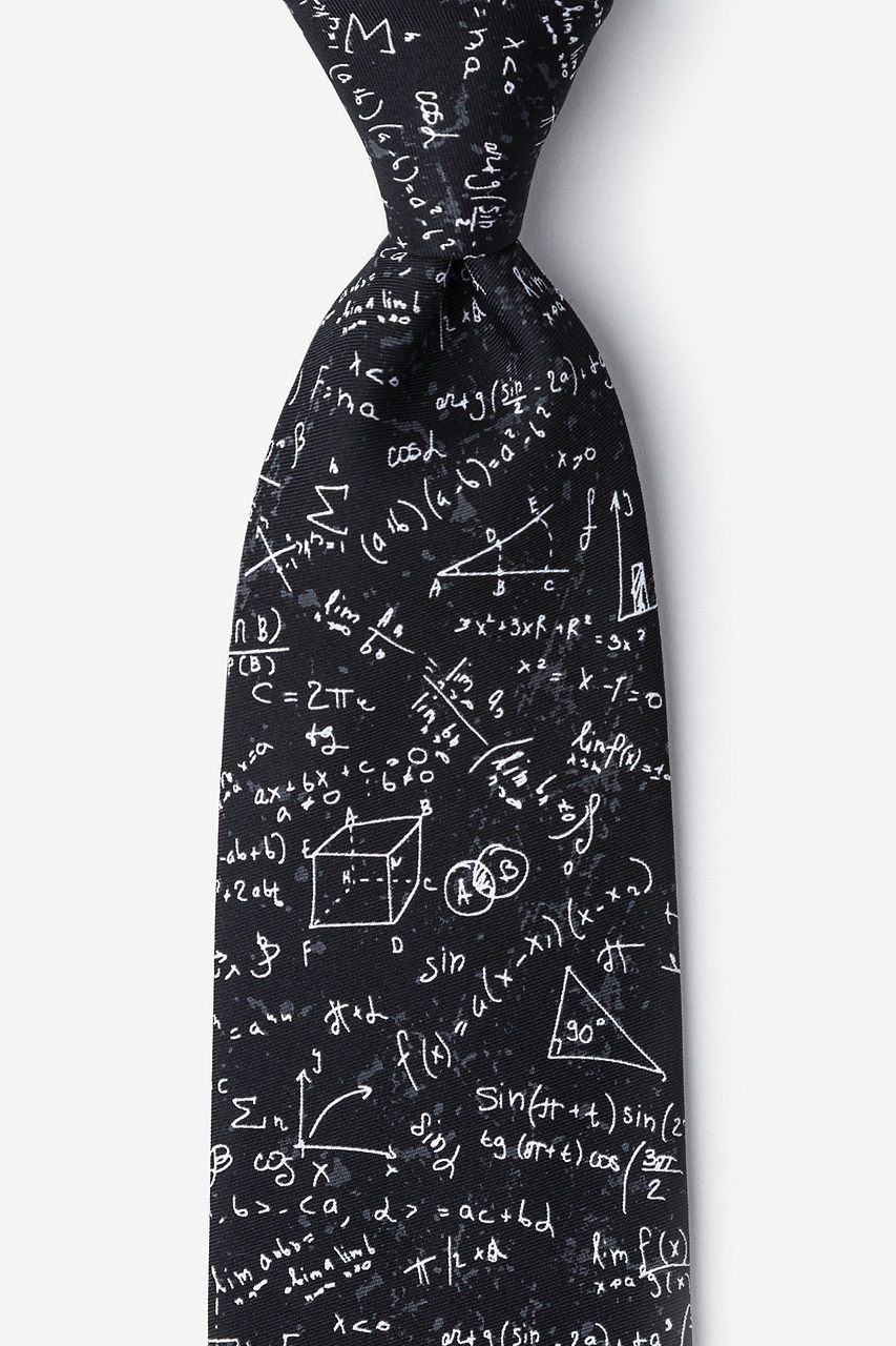 Math Equations Black Tie Photo (0)
