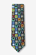 MEDICAL PROF. XL Black Extra Long Tie Photo (1)