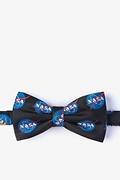 Nasa Logo Black Pre-Tied Bow Tie Photo (0)