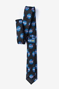 Nasa Logo Black Skinny Tie Photo (1)