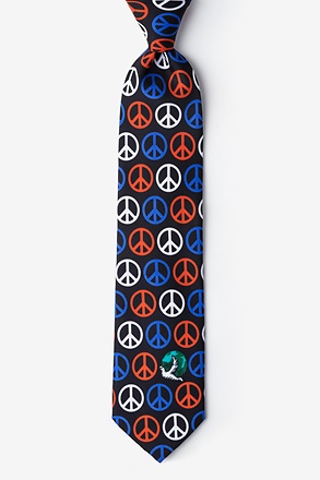 Peace Black Tie