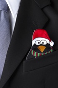 Penguin Pocket Pal Black Pocket Square Card Photo (0)