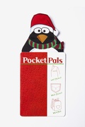 Penguin Pocket Pal Black Pocket Square Card Photo (1)
