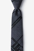 Periodic Table Black Skinny Tie Photo (0)