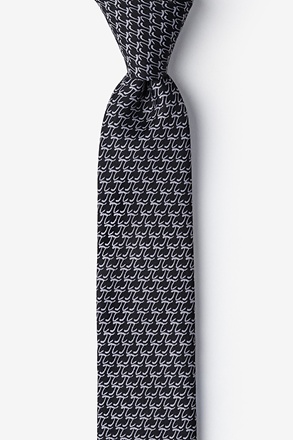 _Pi Black Skinny Tie_