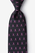 Pink Ribbon for Breast Cancer Awareness Black Tie Photo (0)