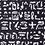 Black Microfiber Rosetta Stone Extra Long Tie