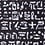 Black Microfiber Rosetta Stone Skinny Tie
