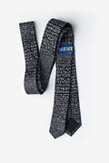 Rosetta Stone Black Skinny Tie Photo (1)