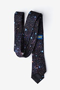 Spaced Out Black Skinny Tie Photo (3)