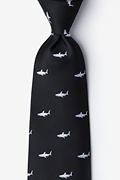 Swimming Sharks Black Tie Photo (0)