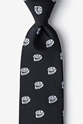 Troll Face Black Extra Long Tie Photo (0)