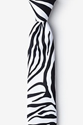 Black Microfiber Zebra Animal Print