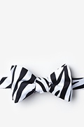 Black Microfiber Zebra Animal Print