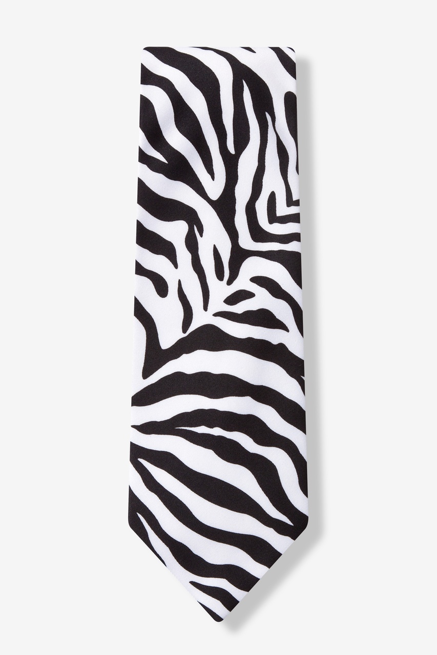 Zebra Animal Print Black Tie Photo (1)