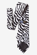 Zebra Animal Print Black Tie Photo (3)