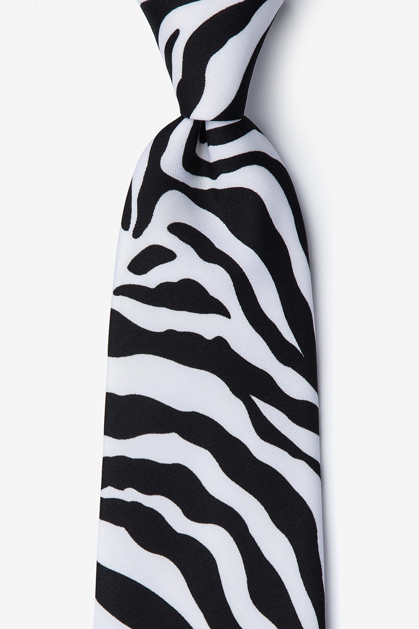 Zebra Animal Print Black Tie Photo (0)