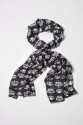 Black Bancroft Skull Scarf Photo (1)