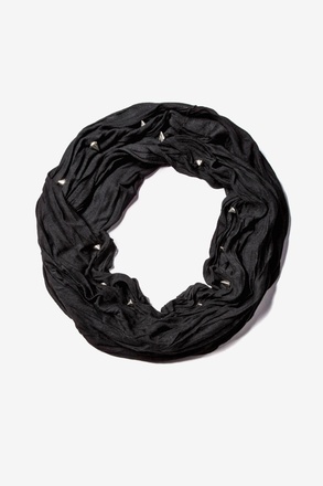 _Maven Black Infinity Scarf_