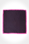Black Pink Ribbon for Breast Cancer Awareness Scarf Photo (3)