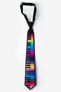 Rainbow Piano Sound Activated Light Up Black Tie Photo (1)