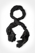 Black Safi Studded Scarf Photo (2)