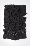 Black Safi Studded Scarf Photo (3)