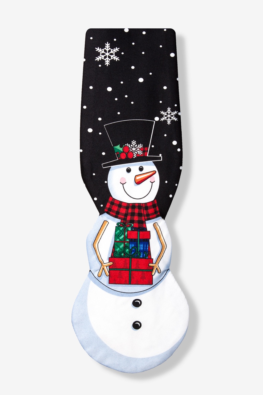 Snowman Shaped Black Tie Photo (1)