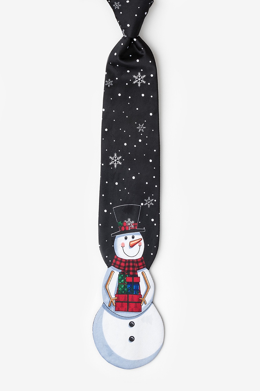 Snowman Shaped Black Tie Photo (0)