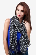 Black Starry Night Scarf Photo (0)