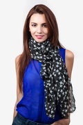 Black Starry Night Scarf Photo (4)