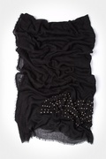 Black Taza Studded Scarf Photo (3)