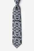 Tribal Art with Skulls Black Tie Photo (0)