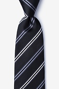 Abbert Black Extra Long Tie Photo (0)