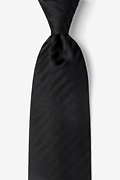 Allure Extra long Black Extra Long Tie Photo (0)